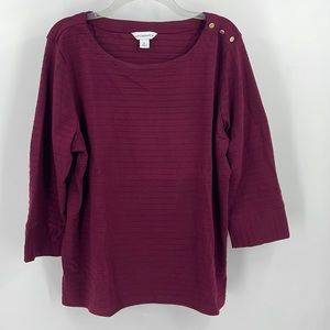 LIZ CLAIBORNE long sleeve top